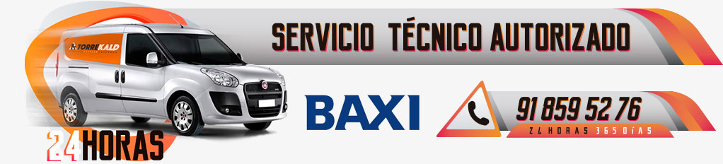 servicio técnico calderas Baxi en Torrelodones